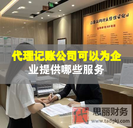 代理記賬公司可以為企業提供哪些服務