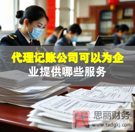 代理記賬公司可以為企業提供哪些服務