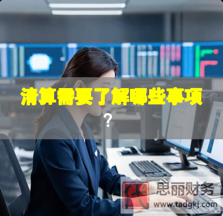 清算需要了解哪些事項？