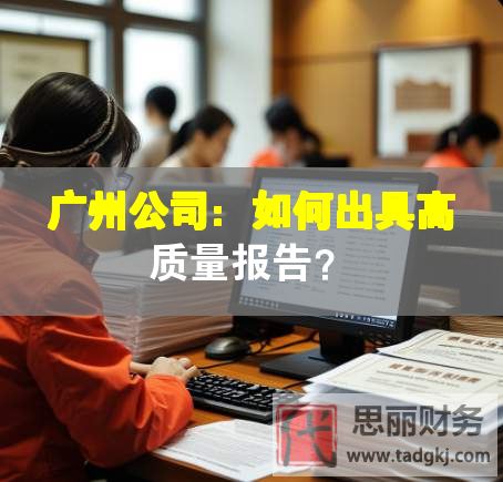 廣州公司：如何出具高質量報告？