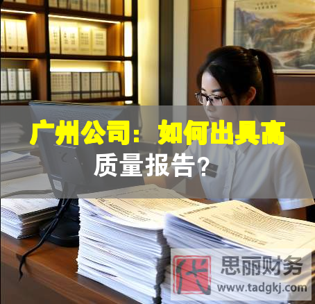 廣州公司：如何出具高質量報告？