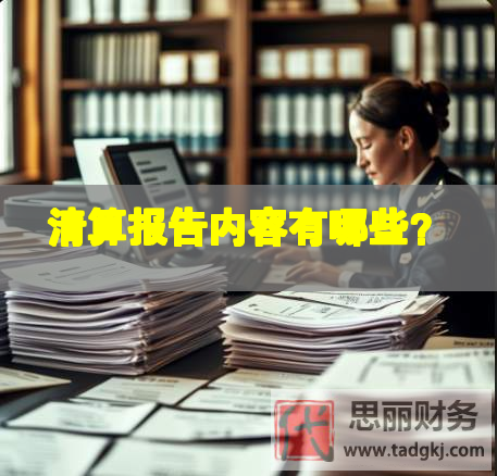 清算報告內容有哪些？