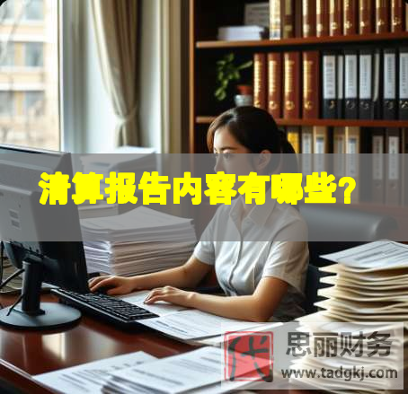 清算報告內容有哪些？