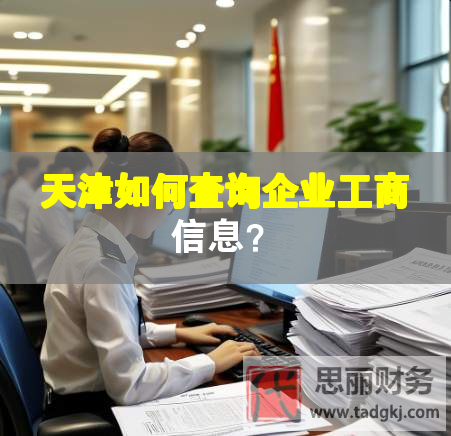 天津如何查詢企業工商信息？