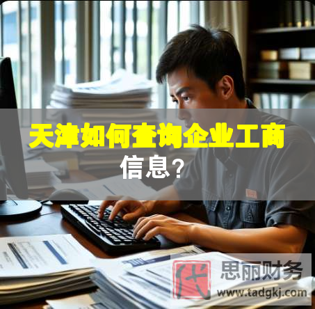 天津如何查詢企業工商信息？