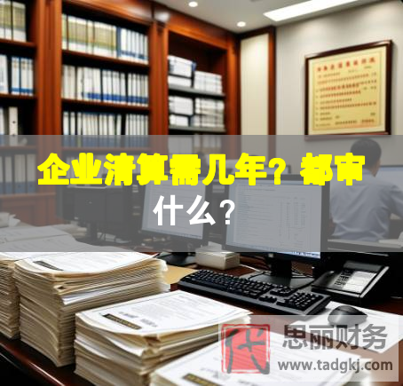 企業清算需幾年？都審什么？