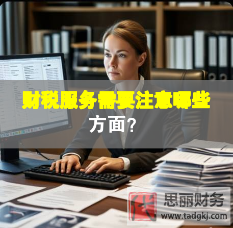 財稅服務需要注意哪些方面？