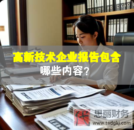 高新技術企業報告包含哪些內容？