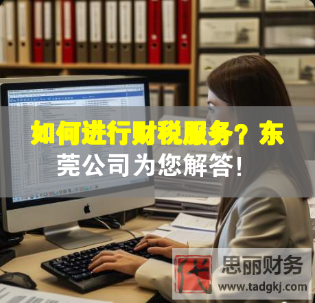 如何進行財稅服務？東莞公司為您解答！