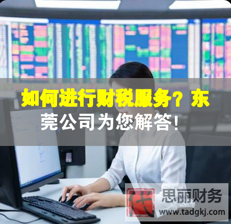 如何進行財稅服務？東莞公司為您解答！