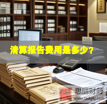 清算報告費用是多少？