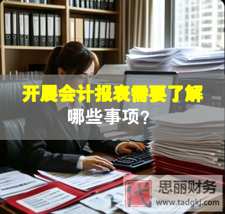 開展會計報表需要了解哪些事項？