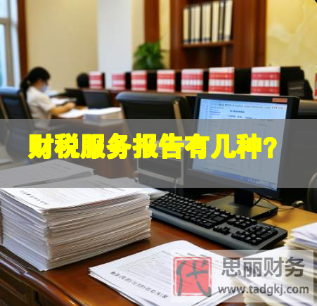 財稅服務報告有幾種？