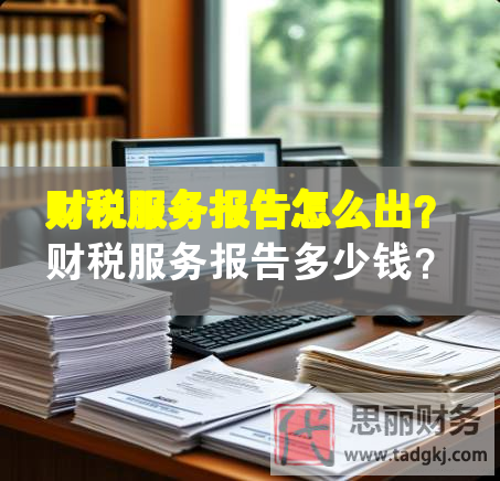 財稅服務報告怎么出？財稅服務報告多少錢？