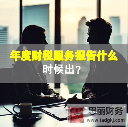 年度財稅服務報告什么時候出？